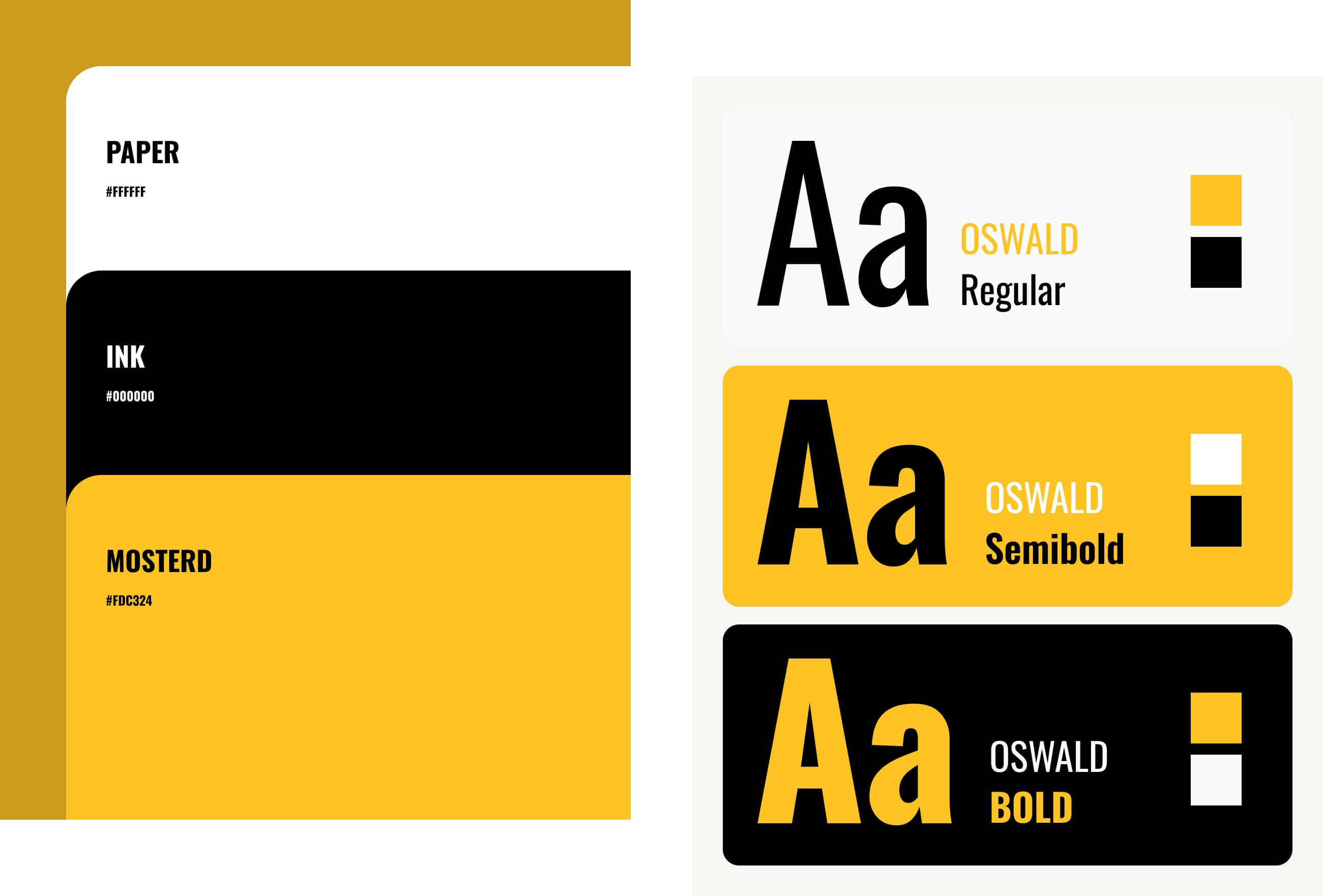 Huisstijl elementen van Enjoy Cleaning Up met kleuren en typografie