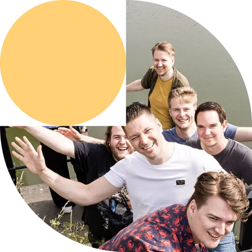 Het team van Get Interactive op kantoor in Nieuwegein