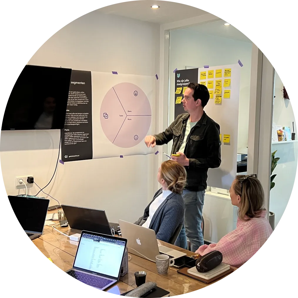 Illustratie van een online community platform