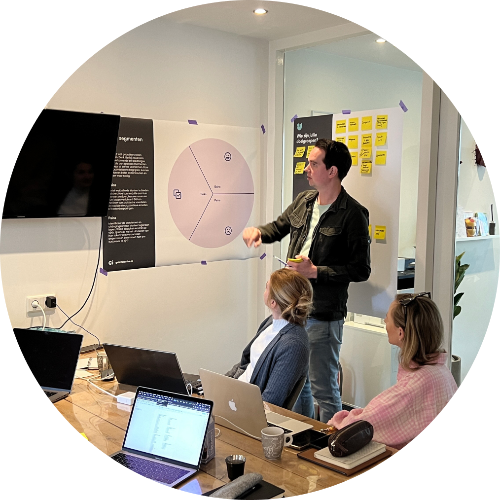 Illustratie van een online community platform