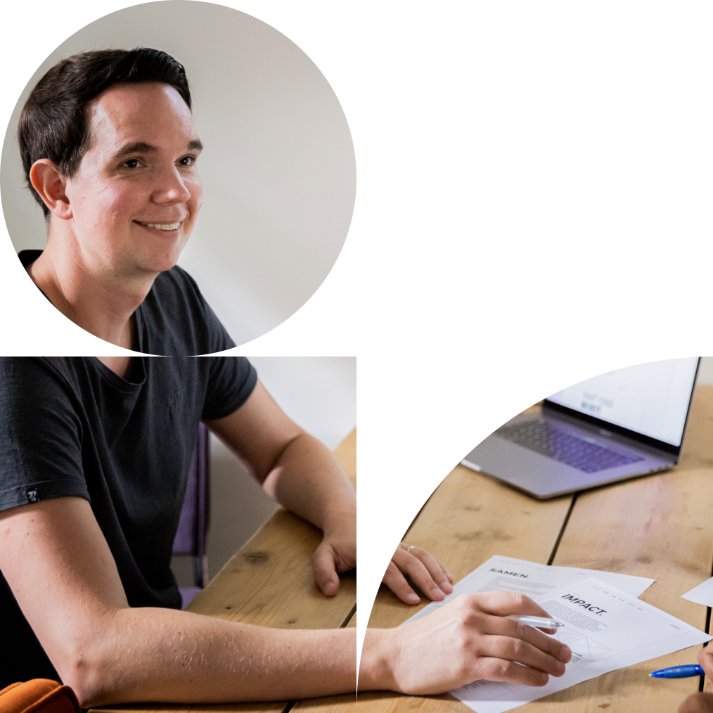 Designer die werkt aan een gebruiksvriendelijk website ontwerp