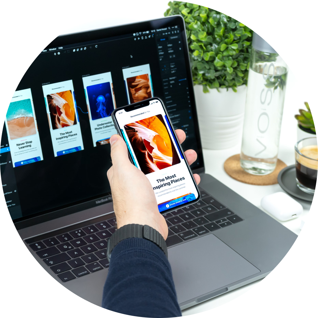 UX design illustratie van een webportal of intranet