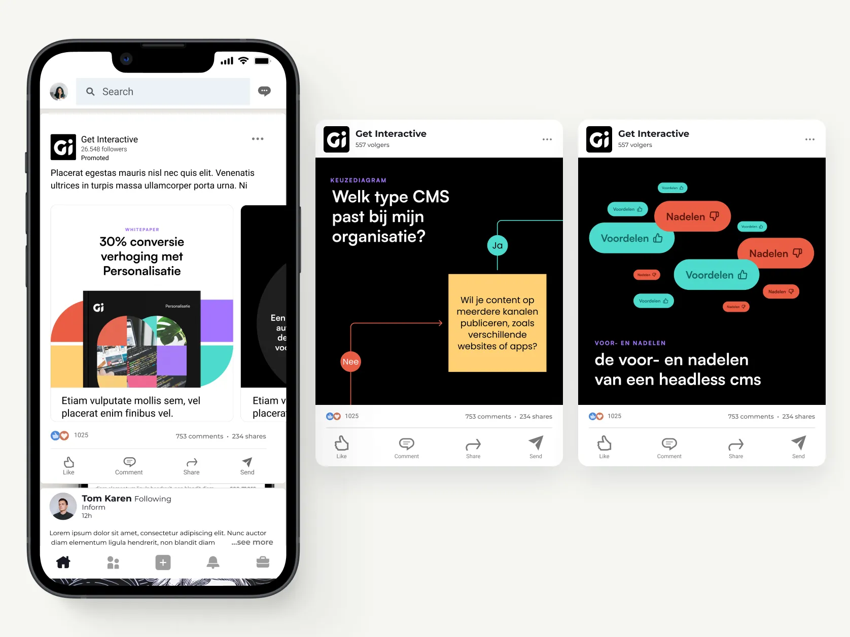 Voorbeeld van een social media strategie op LinkedIn