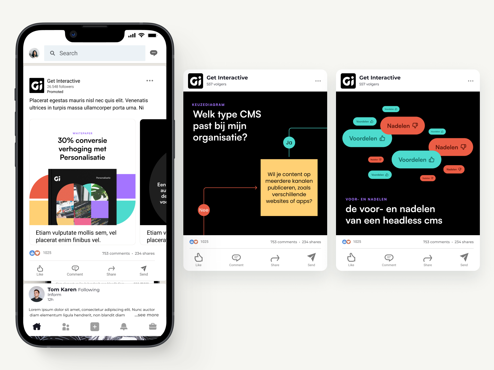 Voorbeeld van een social media strategie op LinkedIn