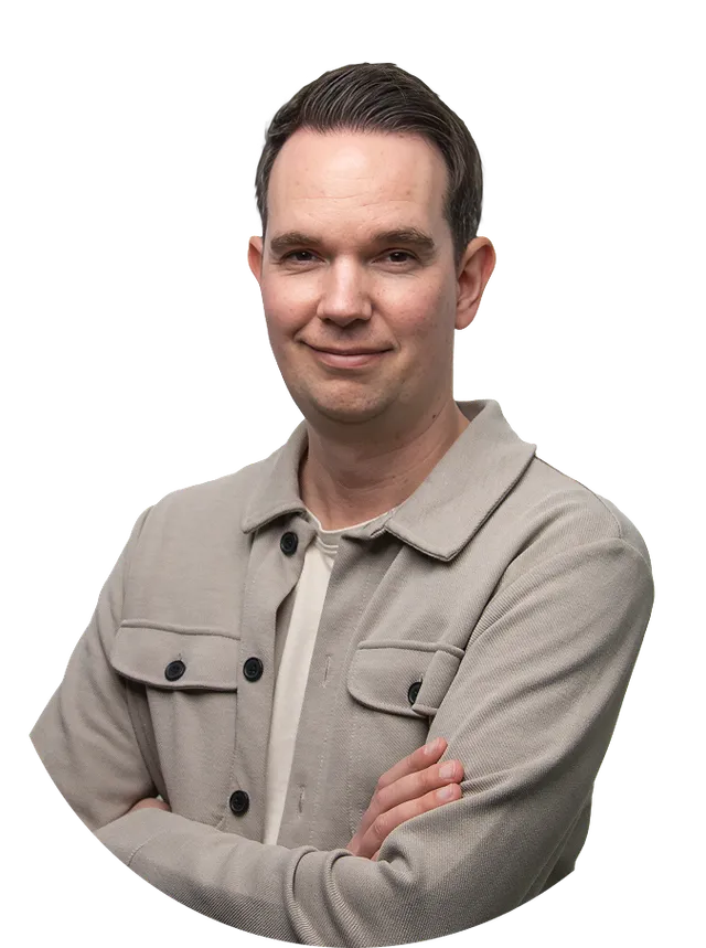 Portretfoto van Pim, Creative Director bij Get Interactive